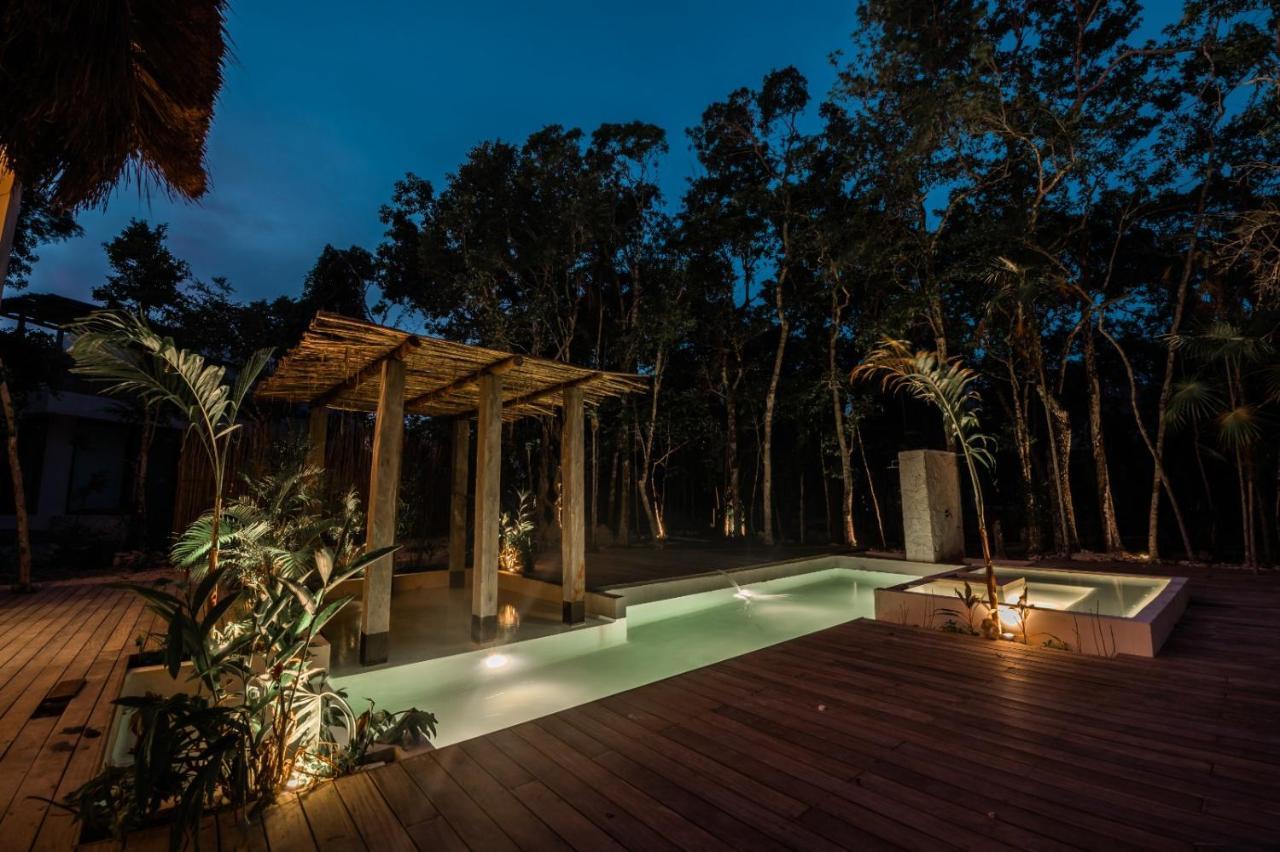 Villa Xuncari En El Corazon De La Selva Tulum Exteriör bild